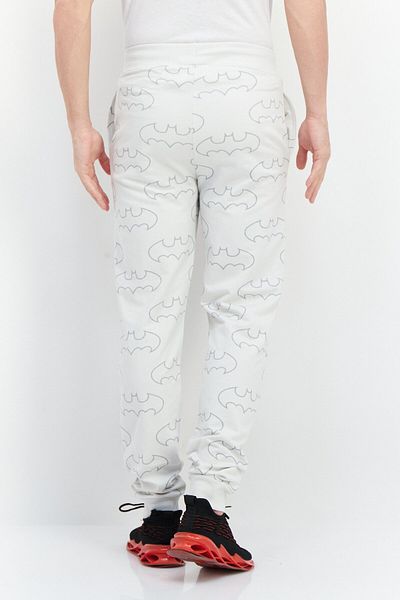Batman Men Regular Fit Brand Logo Pant, Beige Combo