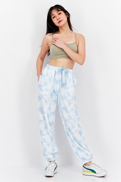 Levi's Women Regular Fit Tie Dye Sweatpants, Blue