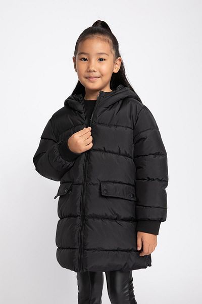 DeFacto Mädchen – wasserabweisende Pufferjacke mit Kapuze A2528a823au