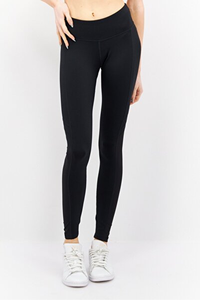 Reebok شورت تدريب ضيق للنساء، أسود