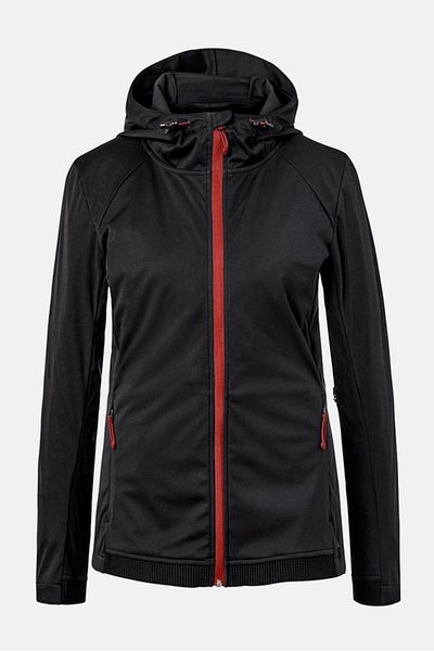Tchibo Women Plain Lightweight Softshell Jacket, Black