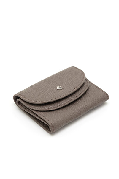 Eminsa Kadın Vizon Hakiki Deri Mini Cüzdan