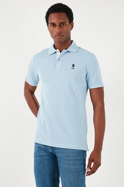 U.S. Polo Assn. S.U.A. Tricou polo pentru bărbați cu gât polo - 100% bumbac, cu croiala normală G081SZ 0111794832