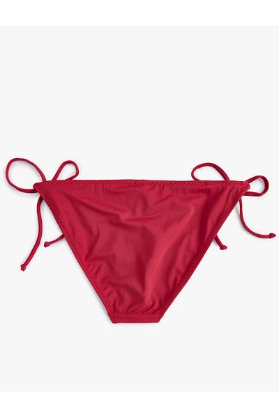 Koton Brasilianische Basic-Bikinihose mit seitlichem Bindedetail