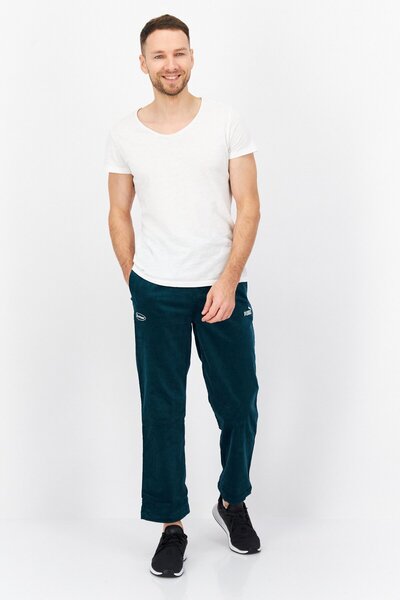 Puma x Butter Men Sportswear Fit Corduroy Outdoors Pants, Teel Green