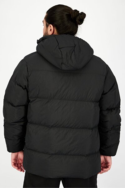 adidas Men Sportswear Fit Solid Puffer Jacket, Black