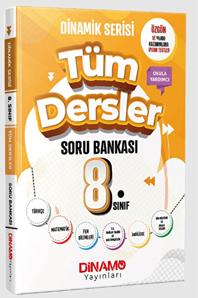 Dinamo Yayınları 8. Sınıf Tüm Dersler Soru Bankası / Kolektif / Dinamo Yayınl...