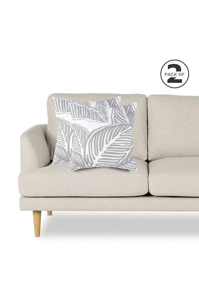 Donetella 2- Pieces Modern 45x45 Throw Pillow Cover - Decorative Covers for Cushions, Filling Not Included