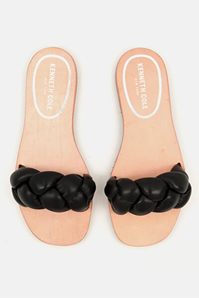 Kenneth Cole Women Nellie Braid Slip On Flats, Black