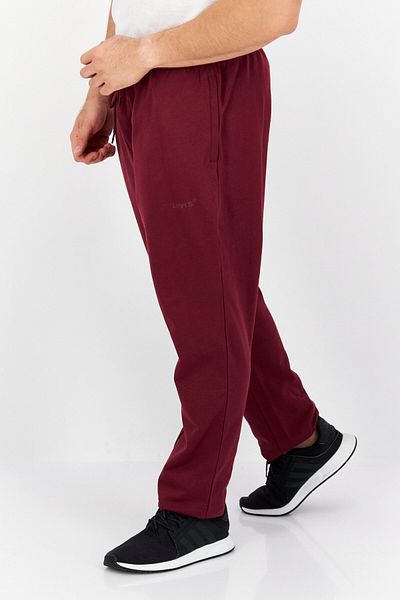 Levi's Men Brand Logo Drawstring Sweatpants, Maroon