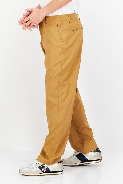 XLARGE Men Solid Dress Pants, Brown