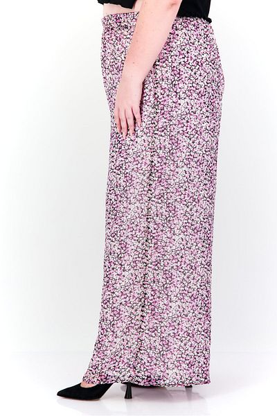 Riley & Rae Women Wide Leg Floral Palazzo Pants, Pink