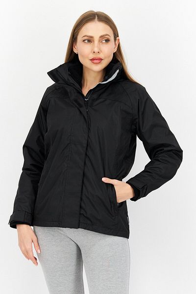Trespass Women Plain Bomber Jacket, Black