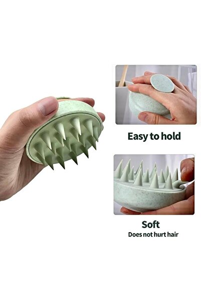 shop مشط تدليك من السيليكون الناعم لغسل الشعر