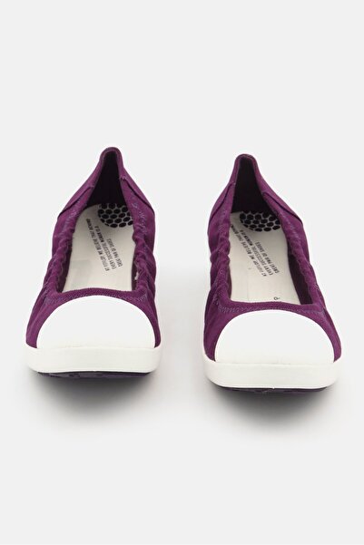 Fitflop Women Slip On Ballerina Flat Shoes, Purple