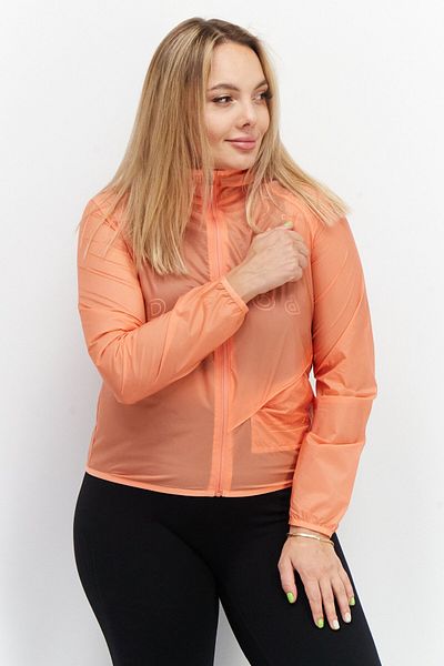 Under Armour Women Sportswear Fit Hooded Brand Logo Training Jacket, Orange