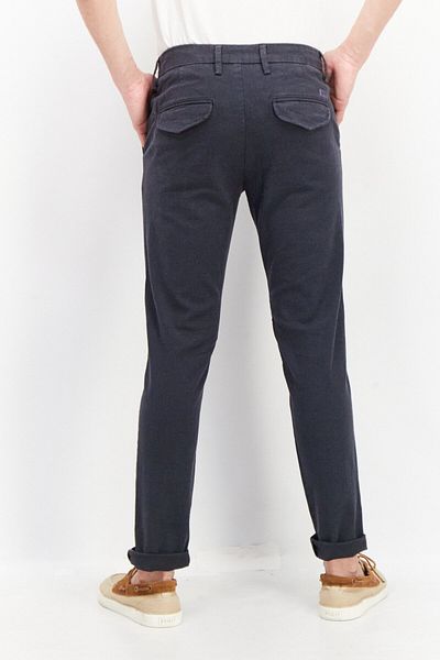 Sorbino Men Slim Fit Houndstooth Non-stretchable Pants, Blue