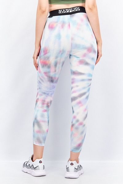 Napapijri Women 3/4 Tie Dye Leggings, Pink