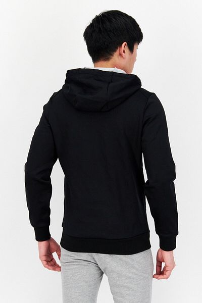 Lyle & Scott Men Hooded Long Sleeve Embroidered Logo Sweatshirt, Black