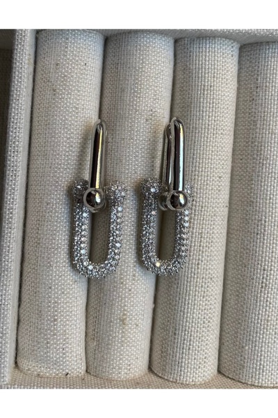 KarayelJewelry Zincir Büyük Boy Küpe