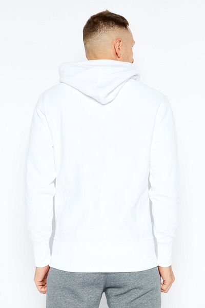 Champion Men Sportswear Fit Long Sleeves Outdoor Hoodie, White