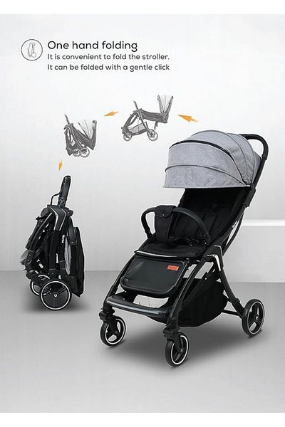 Nurtur Baby Stroller Lightweight, Compact  with Large Storage Adjustable