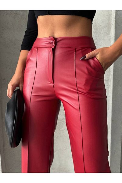 Supremacy Leather Palazzo Pants