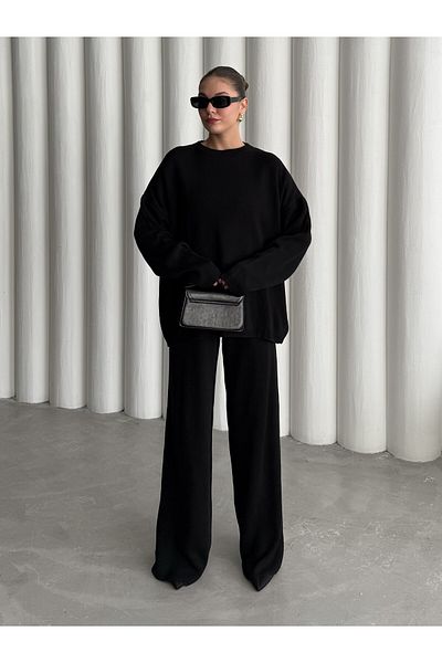 Laluvia Black Kita Basic kötöttáru szett