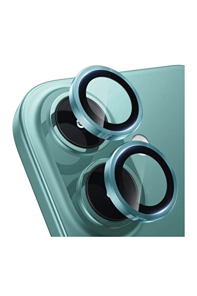 REON iPhone 16 & iPhone 16 Plus Kamera Koruma Renkli Lens Koruyucu Temperli Cam Koruma