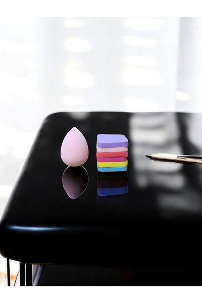 intoku 6+1 Set Makeup Sponge - Powder