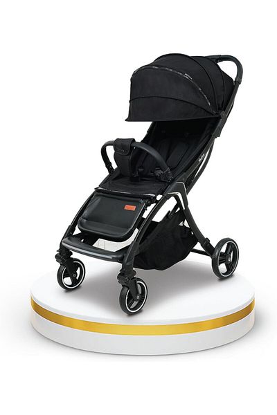 Nurtur Baby Stroller Compact, Lightweight, Collapsible with Large Storage  5-Point Safety Harnes