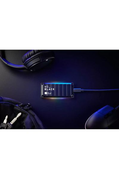 WD P40 2Tb Black Game Drive - 2000Mb/S USB 3.2 Gen 2 X2 Portable Ssd Wdbawy0020Bbk-Wesn