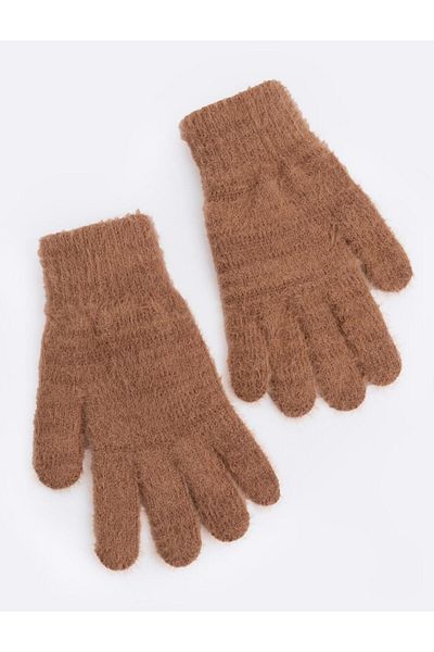 Jimmy Key Brown Soft Textured Gloves