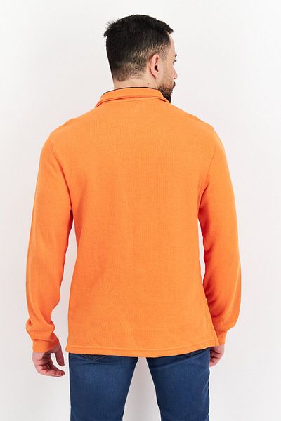 Club Room Men High Neck Ribbed Long Sleeves Sweatshirt, Orange