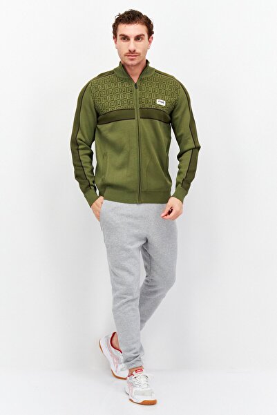 Fila Men Sportswear Fit Long Sleeves Outdoor Sweatshirt, Olive