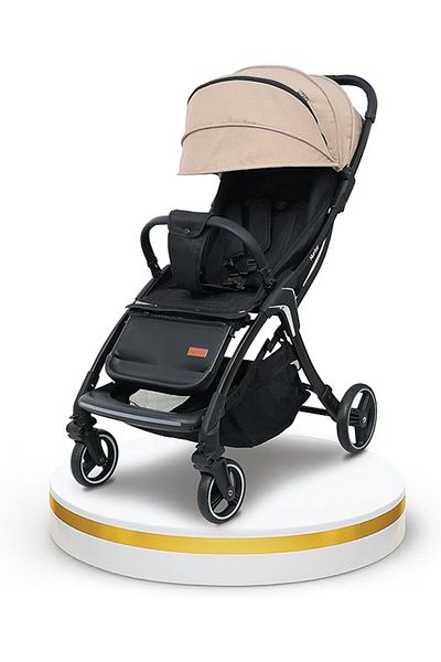 Nurtur Baby Stroller Lightweight, Compact  with Large Storage Adjustable Canopy Safety Harness
