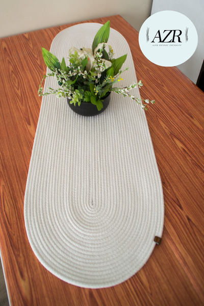 AZR HOME DESİGN Jüt Hasır Runner