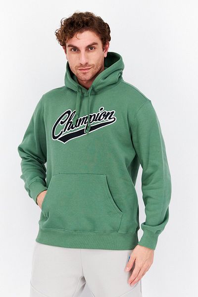 Champion Men Sportswear Fit Outdoor Hooded Sweatshirt, Green
