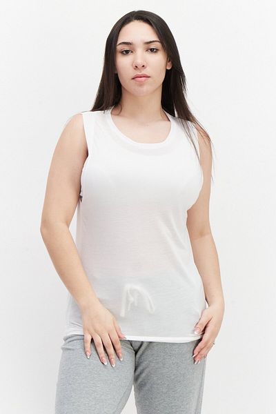 Reebok Women Sportswear Fit Muscle Tank Top, White