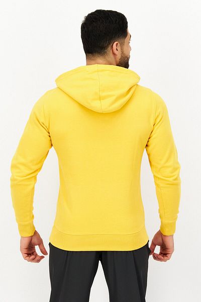 Replay Men Hooded Printed Logo Sweatshirts, Dark Yellow