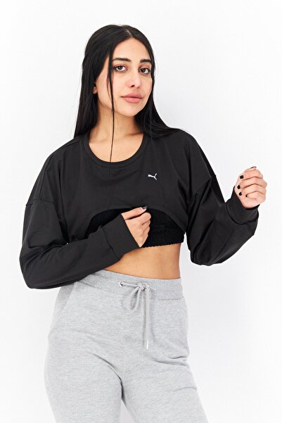 Puma Women Sportswear Fit Long Sleeves Training Top, Black