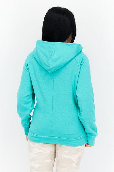 Asics Women Hooded Long Sleeve Plain Sweatshirt, Green