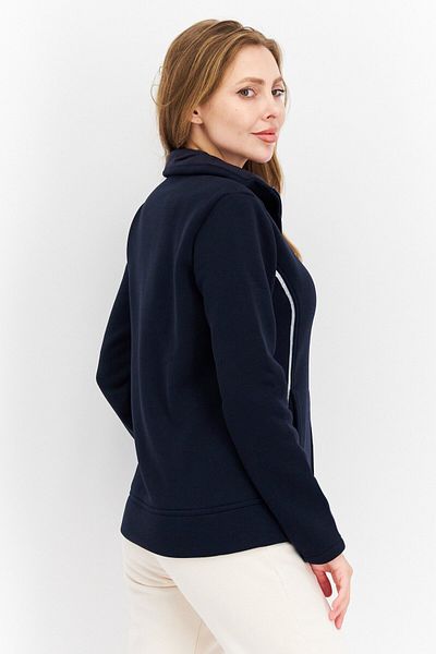 Champion Women Comfort Fit Full Sleeve Training Sweatshirt, Navy
