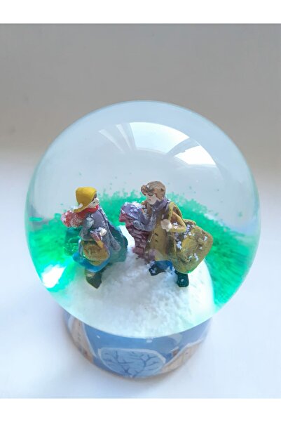 TAYFUN Işıklı Müzikli Sihirli Kar Küresi Sevdiklerinize Hediye NO 5