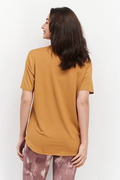 Puma Women Sportswear Fit Brand Logo Training T Shirt, Brown