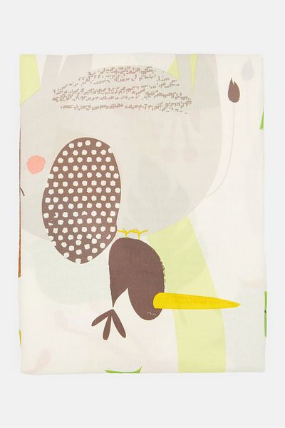 Allure Home Creations Safari Scene Shower Curtain 178 x 183 cm, White Combo