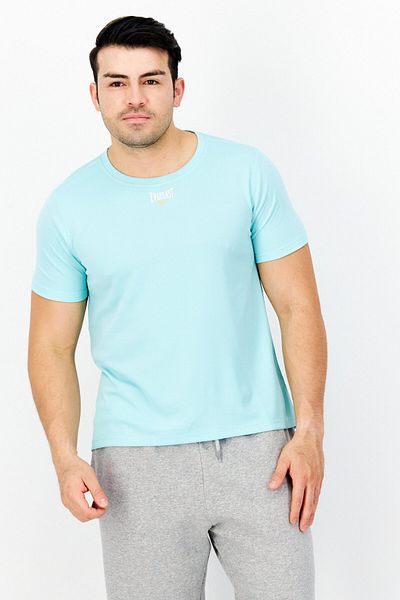 EVERLAST Men Sportswear Fit Training T Shirt, Turquoise