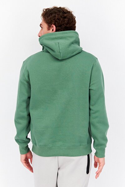 Champion Men Sportswear Fit Outdoor Hooded Sweatshirt, Green