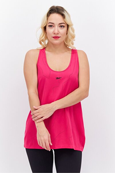 Reebok Women Sportswear Fit Sleeveless Training Top, Pink