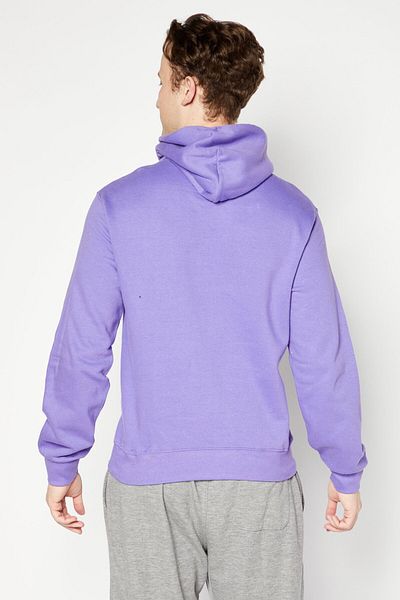 Vision Street Wear Men Long Sleeve Embroidered Logo Hoodie, Lavender